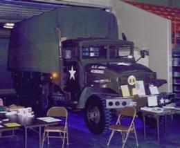 David Castle's kitchen truck on display at a gunshow in Anchorage, Alaska